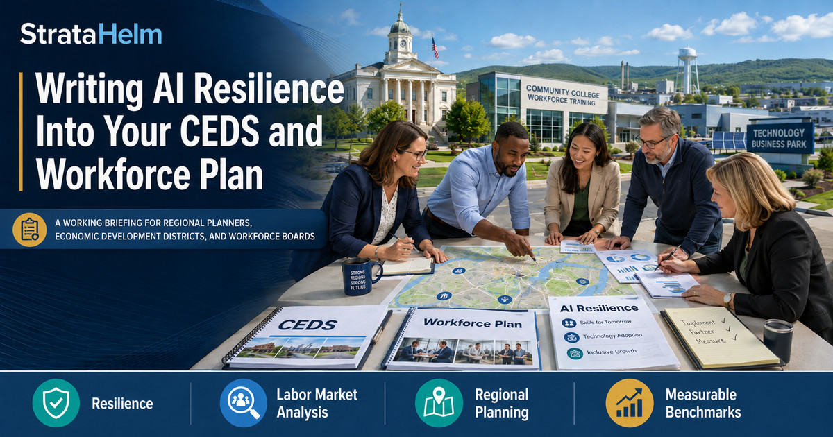 Writing AI Resilience Into Your CEDS and Workforce Plan